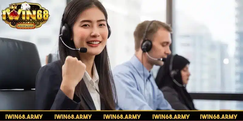 Đội ngũ hỗ trợ khách hàng của cổng game làm việc 24/7